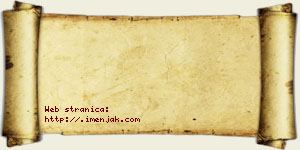 Hristina Aksentijević vizit kartica